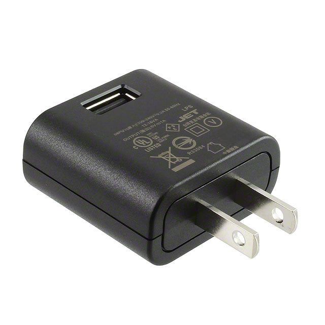 USB-A Wall Adapter, two-prong